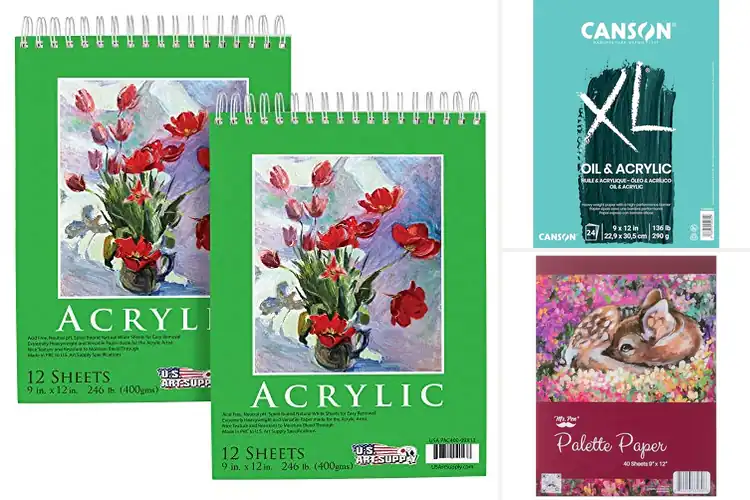 Detailed view of Best Acrylic Painting Pads