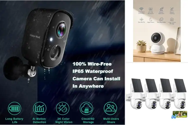 Detailed view of Best AI Home Security Cameras