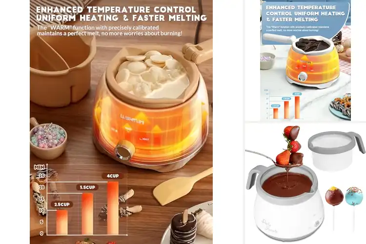 Detailed view of Best Chocolate Melting Pots