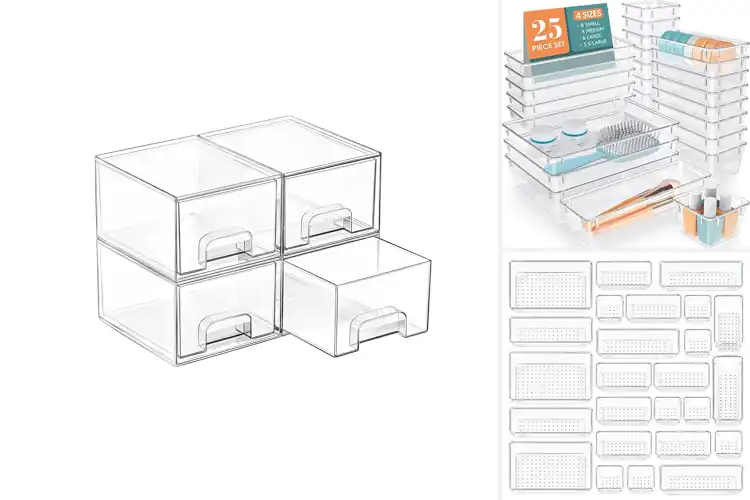 Detailed view of Best Clear Organizer Boxes