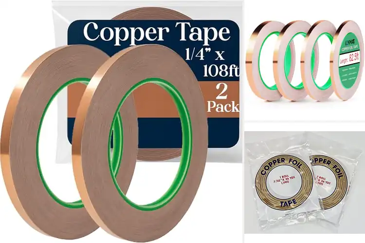 Detailed view of Best Copper Foil Tapes For Stained Glass