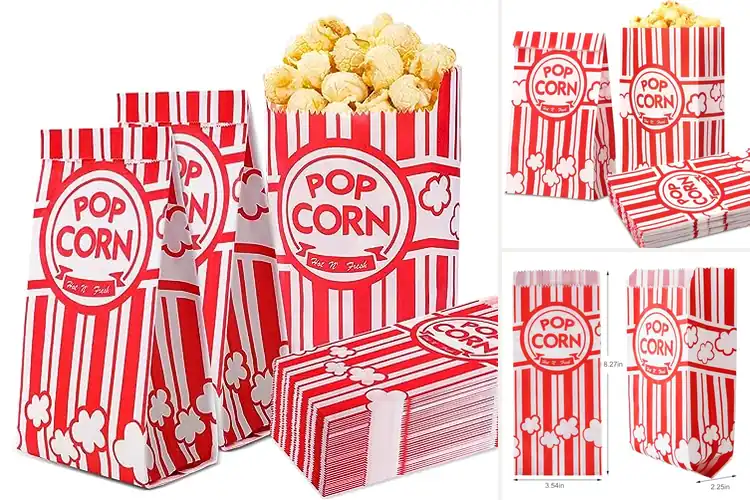 Detailed view of Best Disposable Popcorn Bags