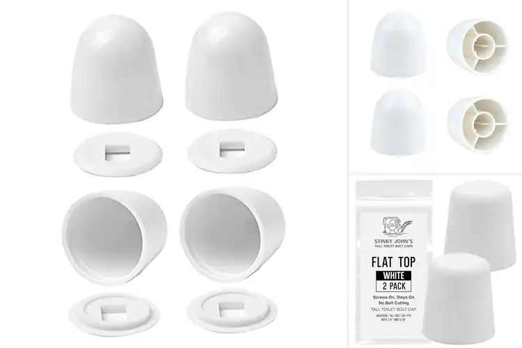 Detailed view of Best Dome Toilet Bolt Covers
