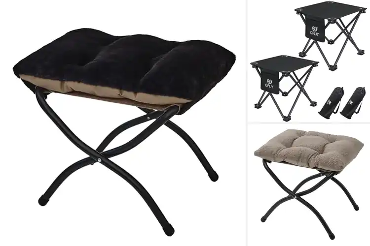 Detailed view of Best Foldable Footrest Stools