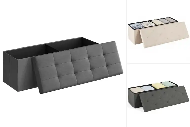 Detailed view of Best Folding Storage Ottomans: Space-Saving Solutions
