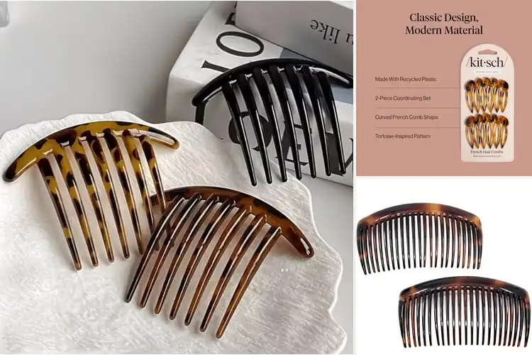 Detailed view of Best French Twist Comb Sets – Effortless Secure Updos