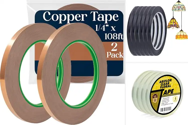 Detailed view of Best Glass Crafting Tapes