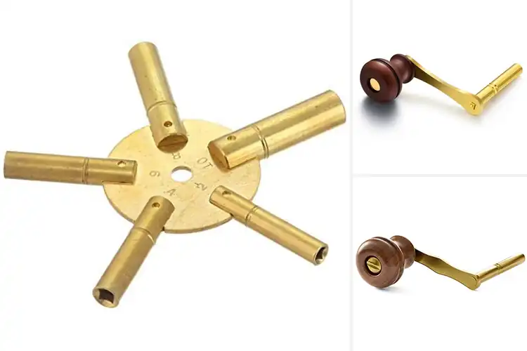 Detailed view of Best Grandfather Clock Winding Keys