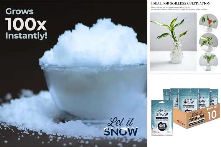 Detailed view of Best Holiday Decoration Granules – Sparkle Safely