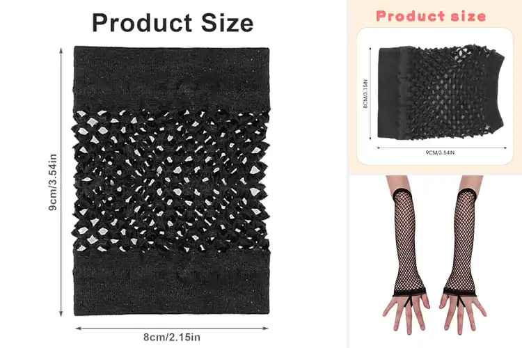 Detailed view of Best Kids Fishnet Gloves: Top Picks for Fun & Style