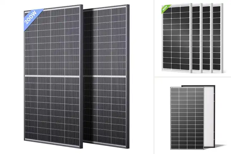 Detailed view of Best Monocrystalline Solar Panels