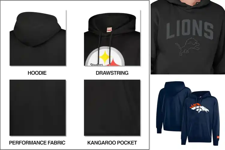 Detailed view of Best NFL Game Day Hoodies