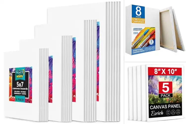 Detailed view of Best Oil Painting Canvases