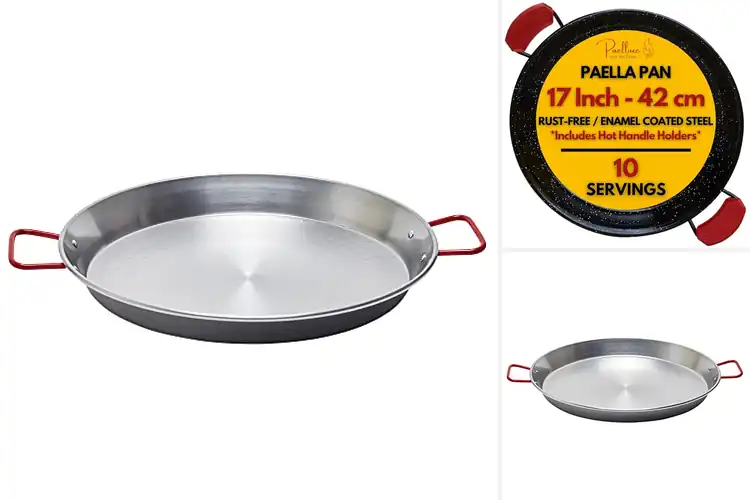 Detailed view of Best Paella Pans