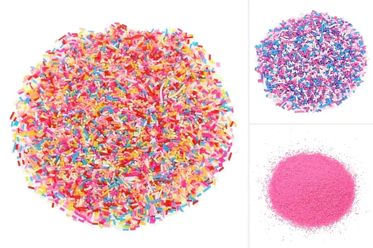 Detailed view of Best Polymer Decorative Granules for DIY Charm