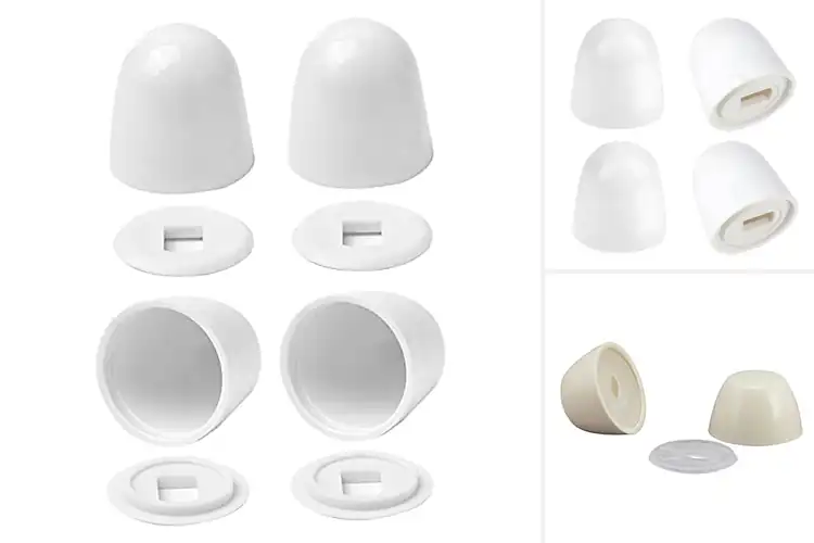 Detailed view of Best Push-On Toilet Bolt Caps