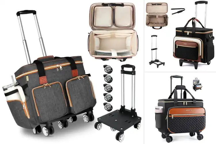 Detailed view of Best Rolling Teacher Bags