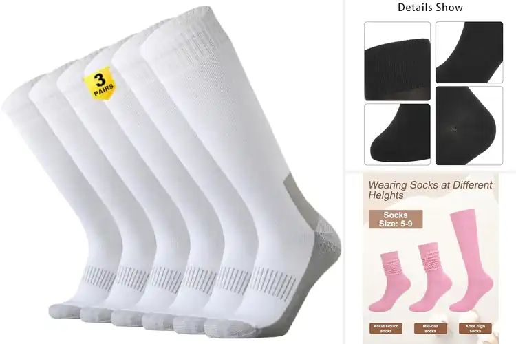 Detailed view of Best Soft Long Tube Socks