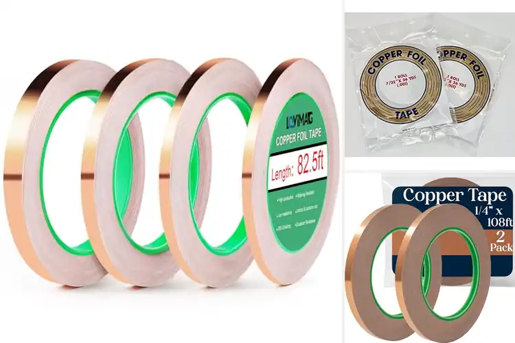 Detailed view of Best Stained Glass Copper Foil Tapes