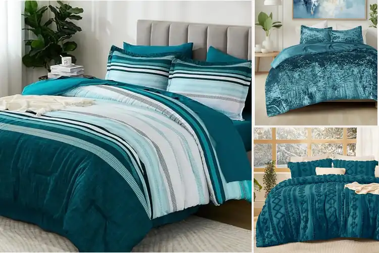 Detailed view of Best Teal Comforters: Top Picks for Cozy, Stylish Sleep