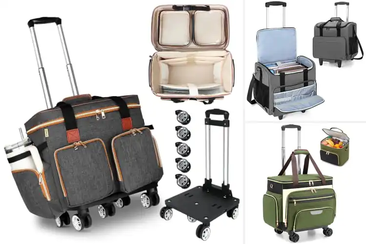 Detailed view of Best Wheeled Teacher Totes